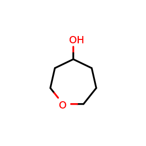 Chemical structure of 4-Oxepanol , CAS 55022-85-0, AChemBlock X191399