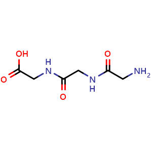 Chemical structure of Glycylglycylglycine , CAS 556-33-2, AChemBlock X191452