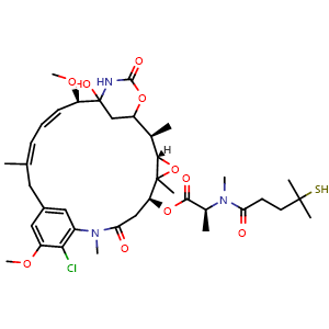 Chemical structure of DM4 , CAS 796073-69-3, AChemBlock X191457