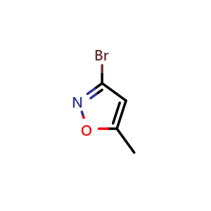 Chemical structure of 3-Bromo-5-methylisoxazole , CAS 25741-97-3, AChemBlock X191498