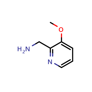 Chemical structure of 2-(Aminomethyl)-3-methoxypyridine , CAS 595560-87-5, AChemBlock X191499