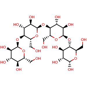 Chemical structure of Maltotetraose , CAS 34612-38-9, AChemBlock X191506