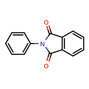 Chemical structure of 2-Phenylisoindole-1,3-dione , CAS 520-03-6, AChemBlock X191646