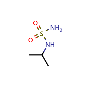 Chemical structure of N-Isopropylsulfamide , CAS 72179-85-2, AChemBlock X191670