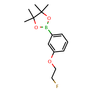2-(3-(2-fluoroethoxy)phenyl)-4,4,5,5-tetramethyl-1,3,2-dioxaborolane
