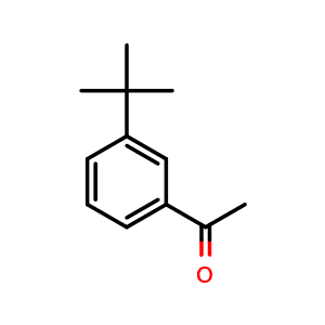 Chemical structure of 1-(3-(tert-Butyl)phenyl)ethanone , CAS 6136-71-6, AChemBlock X191698