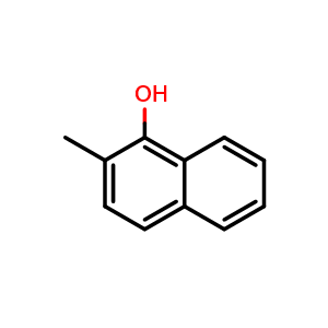 Chemical structure of 2-Methyl-1-naphthol , CAS 7469-77-4, AChemBlock X191718