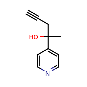 2-(4-Pyridyl)-4-pentyn-2-ol