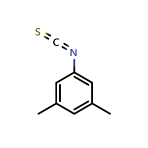 Chemical structure of 3,5-Dimethylphenyl Isothiocyanate , CAS 40046-30-8, AChemBlock X191766