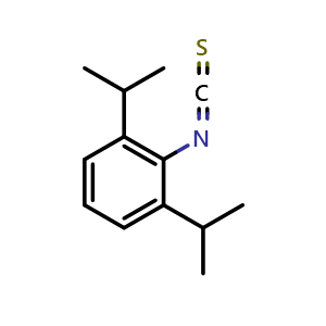 Chemical structure of 2,6-Diisopropylphenyl isothiocyanate , CAS 25343-70-8, AChemBlock X191795