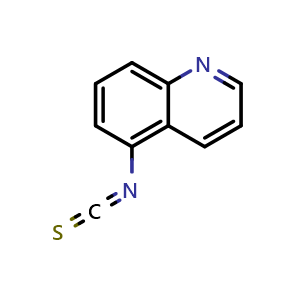Chemical structure of 5-isothiocyanatoquinoline , CAS 1001183-84-1, AChemBlock X191808