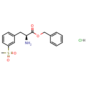 Benzyl (S)-2-Amino-3-[3-(methylsulfonyl)phenyl]propanoate hydrochloride