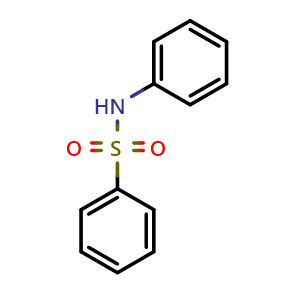 Chemical structure of Benzenesulfonanilide , CAS 1678-25-7, AChemBlock X191900