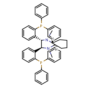 Chemical structure of (2S,3S,4aR,8aR)-2,3-Bis[2-(diphenylphosphino)phenyl]-1,4-dimethyldecahydroquinoxaline , CAS 1562581-18-3, AChemBlock X191934