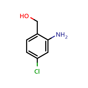 Chemical structure of 2-Amino-4-chlorobenzyl Alcohol , CAS 37585-16-3, AChemBlock X191988