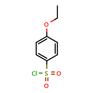Chemical structure of 4-Ethoxybenzenesulfonyl Chloride , CAS 1132-17-8, AChemBlock X192036