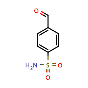 Chemical structure of 4-Formylbenzenesulfonamide , CAS 3240-35-5, AChemBlock X192052
