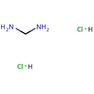 Chemical structure of Methanediamine dihydrochloride , CAS 57166-92-4, AChemBlock X192082