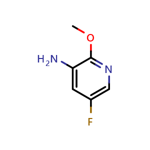 Chemical structure of 3-Amino-5-fluoro-2-methoxypyridine , CAS 1211541-93-3, AChemBlock X192118