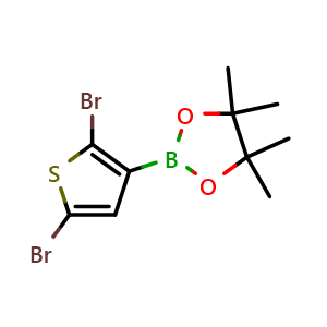 2-(2,5-dibromothiophen-3-yl)-4,4,5,5-tetramethyl-1,3,2-dioxaborolane