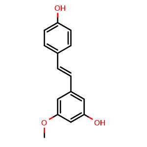 Chemical structure of Pinostilbene , CAS 42438-89-1, AChemBlock X192160