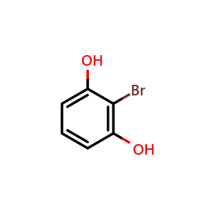 Chemical structure of 2-Bromoresorcinol , CAS 6751-75-3, AChemBlock X192204