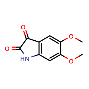 Chemical structure of 5,6-DimethoxyIsatin , CAS 4722-81-0, AChemBlock X192251