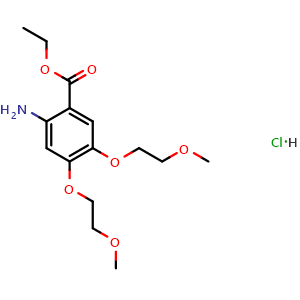 Ethyl 2-Amino-4,5-bis(2-methoxyethoxy)benzoate hydrochloride