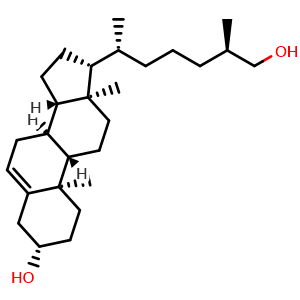 Chemical structure of (25R)-26-hydroxycholesterol , CAS 13095-61-9, AChemBlock X192360