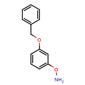 Chemical structure of O-[3-(Benzyloxy)phenyl]hydroxylamine , CAS 889668-99-9, AChemBlock X192406
