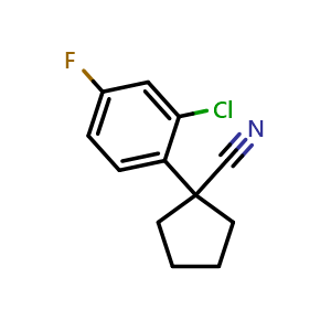 1-(2-Chloro-4-fluorophenyl)cyclopentanecarbonitrile