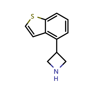 Chemical structure of 3-(4-Benzothienyl)azetidine , AChemBlock X192536