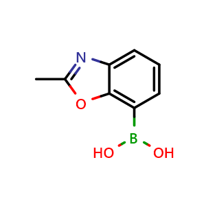 Chemical structure of 2-Methylbenzoxazole-7-boronic acid , AChemBlock X192594