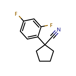 1-(2,4-Difluorophenyl)cyclopentanecarbonitrile
