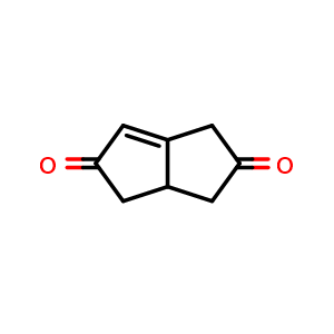 Chemical structure of Tetrahydropentalene-2,5-Dione , CAS 74513-16-9, AChemBlock X192609