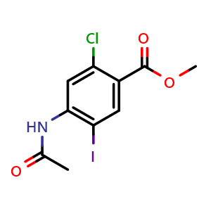 Methyl 4-(Acetylamino)-2-Chloro-5-Iodobenzoate