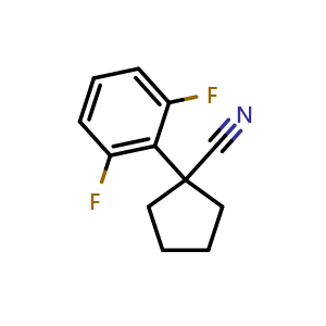 1-(2,6-Difluorophenyl)cyclopentanecarbonitrile