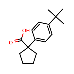 1-[4-(tert-Butyl)phenyl]cyclopentanecarboxylic acid