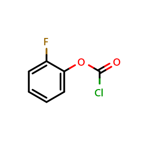 Chemical structure of 2-Fluorophenyl Chloroformate , CAS 70093-67-3, AChemBlock X192842