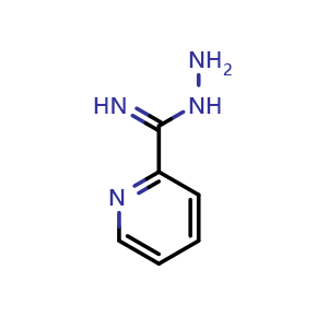 Chemical structure of Picolinimidohydrazide , CAS 1005-02-3, AChemBlock X192861