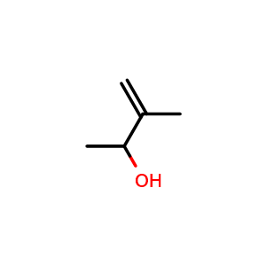Chemical structure of 3-Methyl-3-buten-2-ol , CAS 10473-14-0, AChemBlock X192875