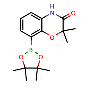 2,2-dimethyl-8-(4,4,5,5-tetramethyl-1,3,2-dioxaborolan-2-yl)-2H-benzo[b][1,4]oxazin-3(4H)-one