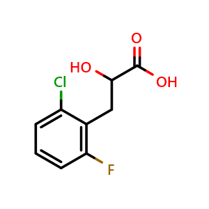 3-(2-chloro-6-fluorophenyl)-2-hydroxypropanoic acid