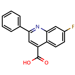 7-fluoro-2-phenylquinoline-4-carboxylic acid
