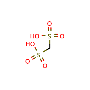 Chemical structure of methanedisulfonic acid , CAS 503-40-2, AChemBlock X193057