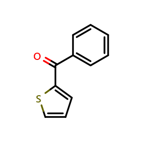 Chemical structure of 2-Benzoylthiophene , CAS 135-00-2, AChemBlock X193075