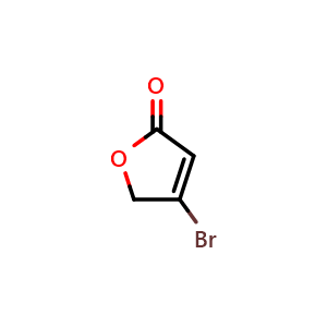 Chemical structure of 4-Bromofuran-2(5H)-one , CAS 56634-50-5, AChemBlock X193076