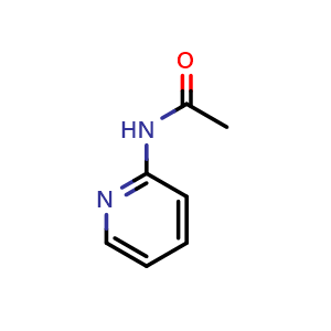 Chemical structure of 2-Acetamidopyridine , CAS 5231-96-9, AChemBlock X193088