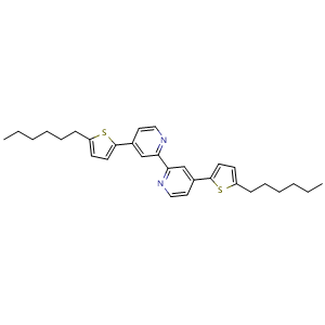 4,4'-Bis(5-hexyl-2-thienyl)-2,2'-bipyridyl