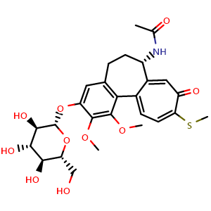 Chemical structure of Thiocolchicoside , CAS 602-41-5, AChemBlock X193112